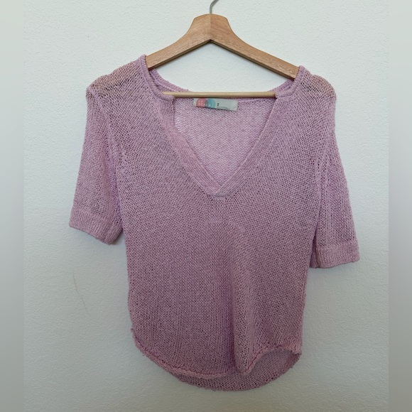 FP Beach pink knit top Size XS - Picture 2 of 6